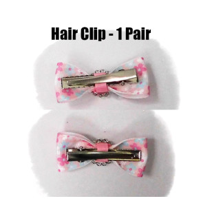 Elfen Lied エルフェンリート Lucy Anime Cabochon Hair Bows Hair Ties Bobbles Bracelet / Hair Clip